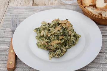risotto poulet et pesto 25072016