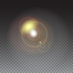 Abstract glowing ring