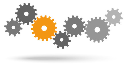 gears for cooperation symbolism