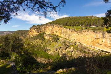 Fototapeta premium mountains and valleys of the Cuenca region, Spain
