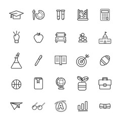 Vector UI Illustration Education School Study Concept