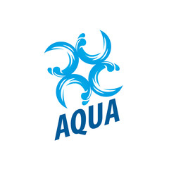 vector logo water