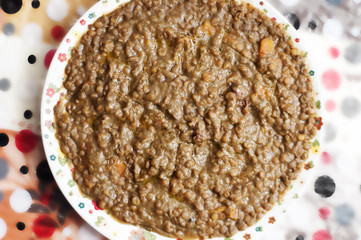 lentil with vegetables