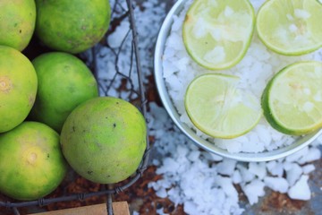 Sea salt with lemon