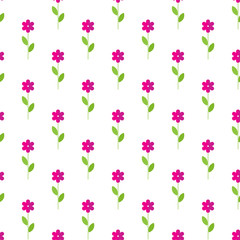 Flower isolated background in paper flat style
