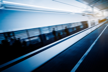 Obraz premium China high-speed rail moving fast