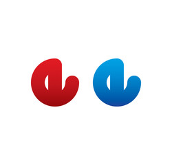 ee logo initial blue and red