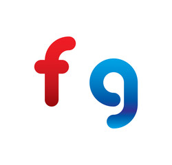 fg logo initial blue and red
