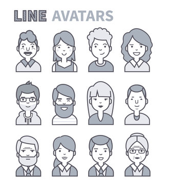 Line avatars