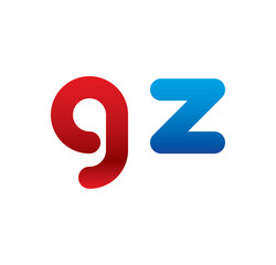 gz logo initial blue and red