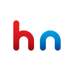 hn logo initial blue and red