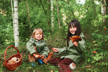 Children in forest. © EduardSV