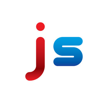 js logo initial blue and red 
