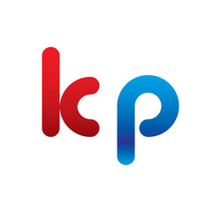 kp logo initial blue and red 