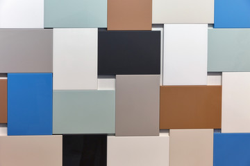 wall of multicolor rectangles background