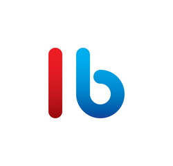 lb logo initial blue and red 