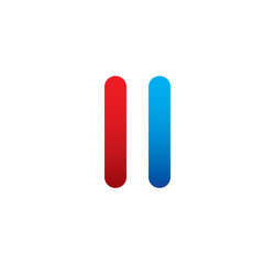 ll logo initial blue and red 