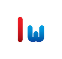 lw logo initial blue and red 