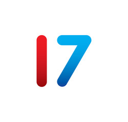 l7 logo initial blue and red 