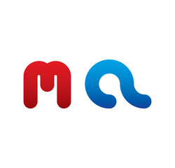 ma logo initial blue and red 