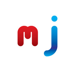 mj logo initial blue and red 
