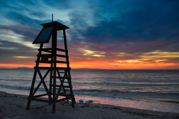 Paralia Katerini church in the main square, near the beach, at s
