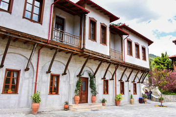 Dyonisos Olymp Mountain monastery. Important tourist attraction