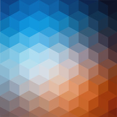Colorful Triangle Abstract Background. Pattern of Colored Geometric Shapes