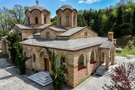 Dyonisos Olymp Mountain monastery. Important tourist attraction