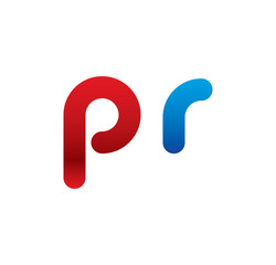 pr logo initial blue and red 