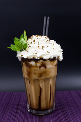 The ice coffee