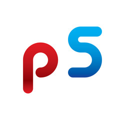 p5 logo initial blue and red 
