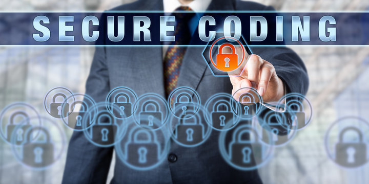 Software Developer Touching SECURE CODING