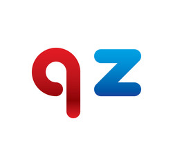 qz logo initial blue and red 