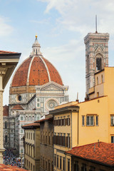 Fototapeta premium The Cattedrale di Santa Maria del Fiore in Florence; Italy 2016