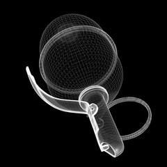 Single grenade with copy space