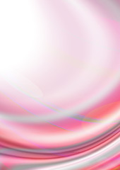 Pink background with back light covered divergent oval waves pink, red and gray shades