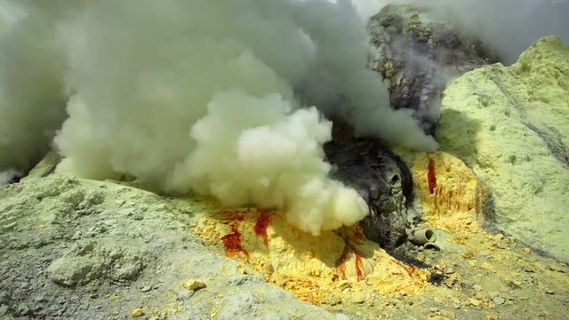 Kawah Ijen volcano, Java, Indonesia