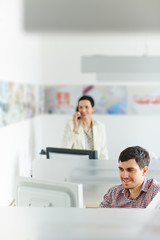 Fototapeta premium Working day