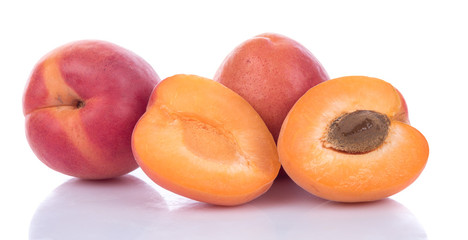 Fresh ripe apricots