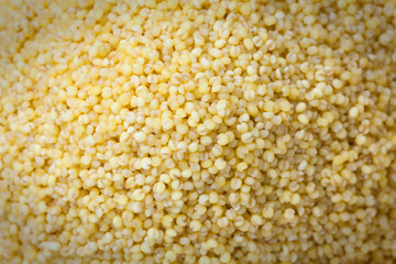 Macro of millet