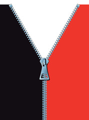 Reißverschluss verbinden