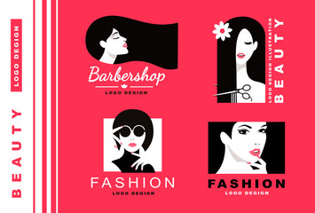 Logo Collection. Cosmetics and fashion