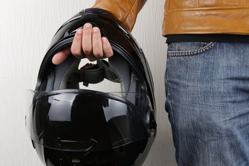 Naklejka premium motorcycle helmet