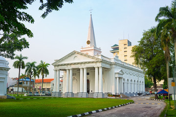 Obraz premium St. George's Church in Georgetown, Penang, Malaysia