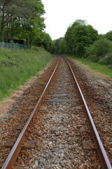 Fototapeta premium chemin de fer