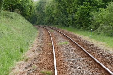 Fototapeta premium chemin de fer