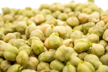 chickpeas isolated