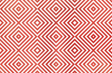 Geometrical pattern in red color.