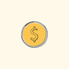 Business strategy finance icon